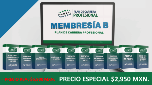 Plan de carrera profesional - Membresía B